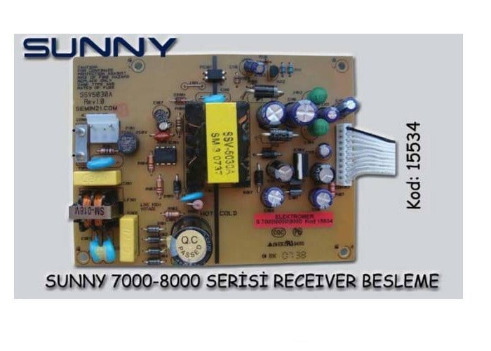 ELEKTROMER SUNNY 7000*8000*9000 BESLEME - 5M 0365 4+4 YATIK