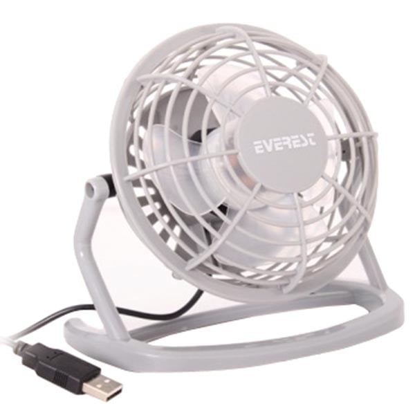 EVEREST EFN-488 PLASTİK USB FAN (SİYAH*MAVİ)