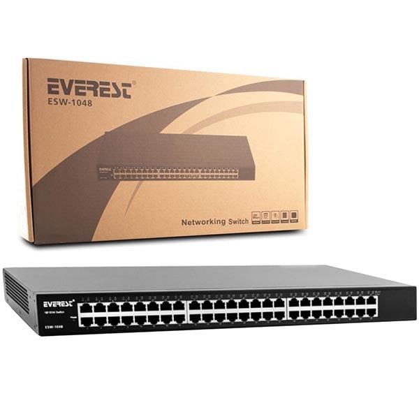 EVEREST ESW-1048 48 PORT 10/100 MBPS ETHERNET SWITCH