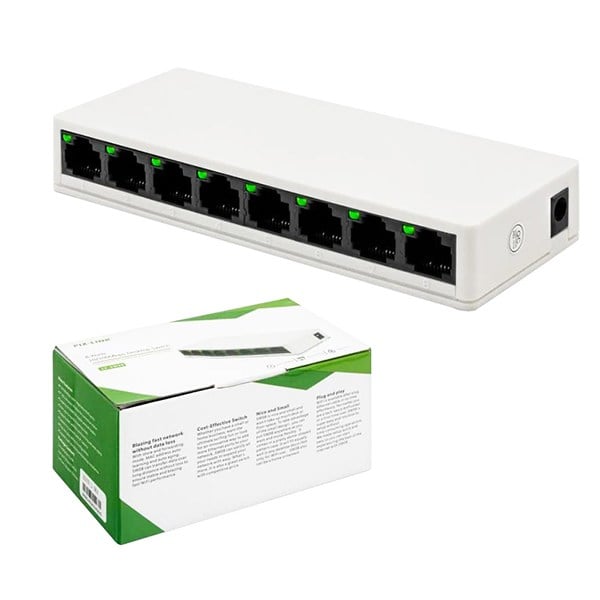 EVEREST ESW-108  8 PORT 10/100MBPS ETHERNET SWITCH HUB