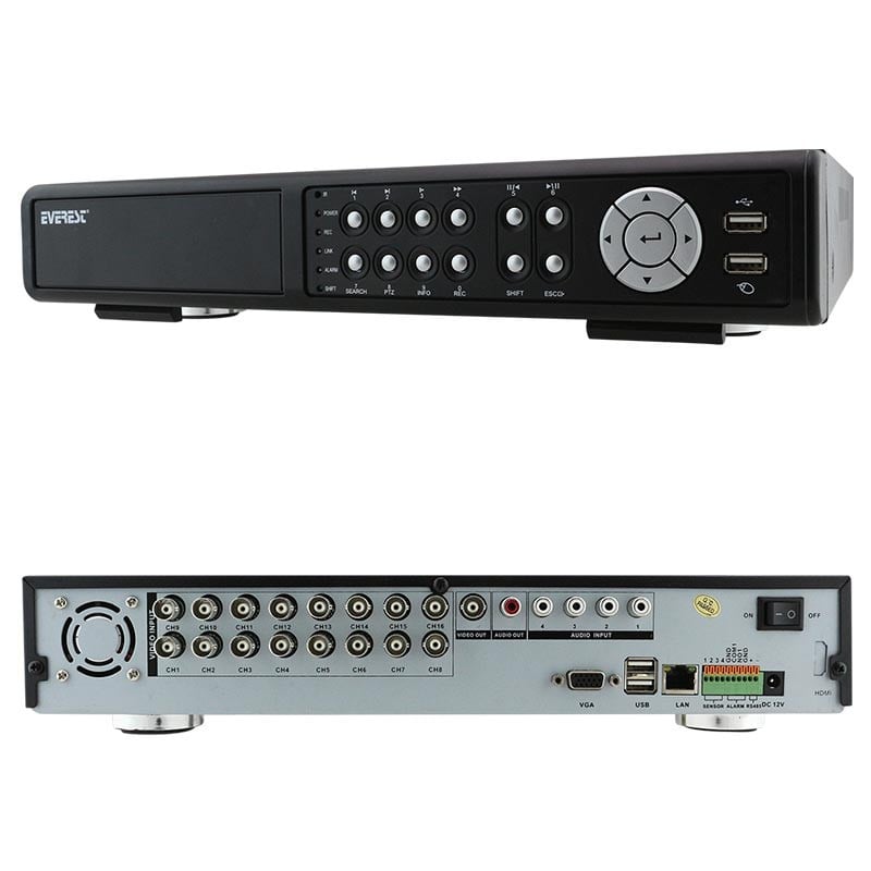 EVEREST HV-8016 16 KANAL KAYIT CİHAZI (H264)