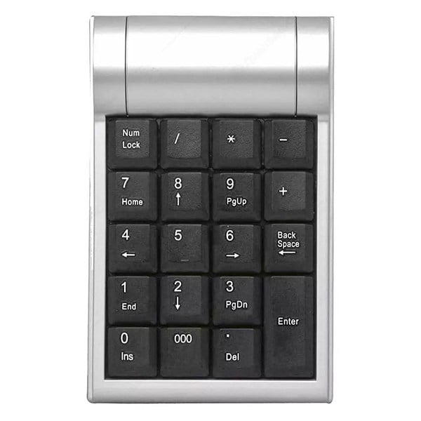 EVEREST KB-2017 NUMERİK STANDART GRİ/SİYAH USB KLAVYE