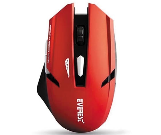 EVEREST KM-240 KIRMIZI 2.4GHZ KABLOSUZ MOUSE