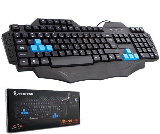 EVEREST RAMPAGE KB-R01 USB MULTİMEDYA OYUN KLAVYESİ