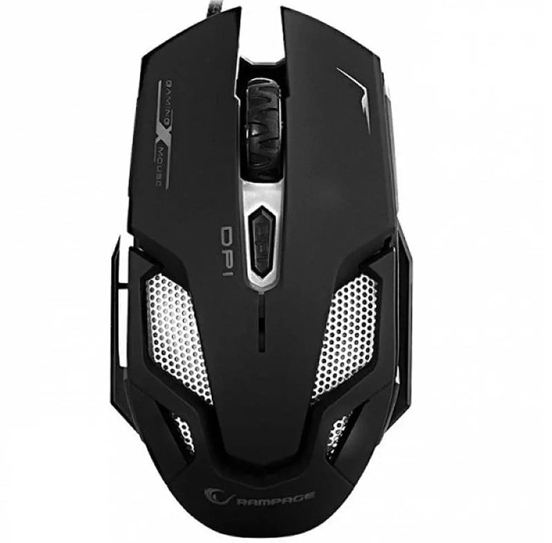 EVEREST RAMPAGE SMX-R1 USB SİYAH MAKROLU GAMING MOUSE