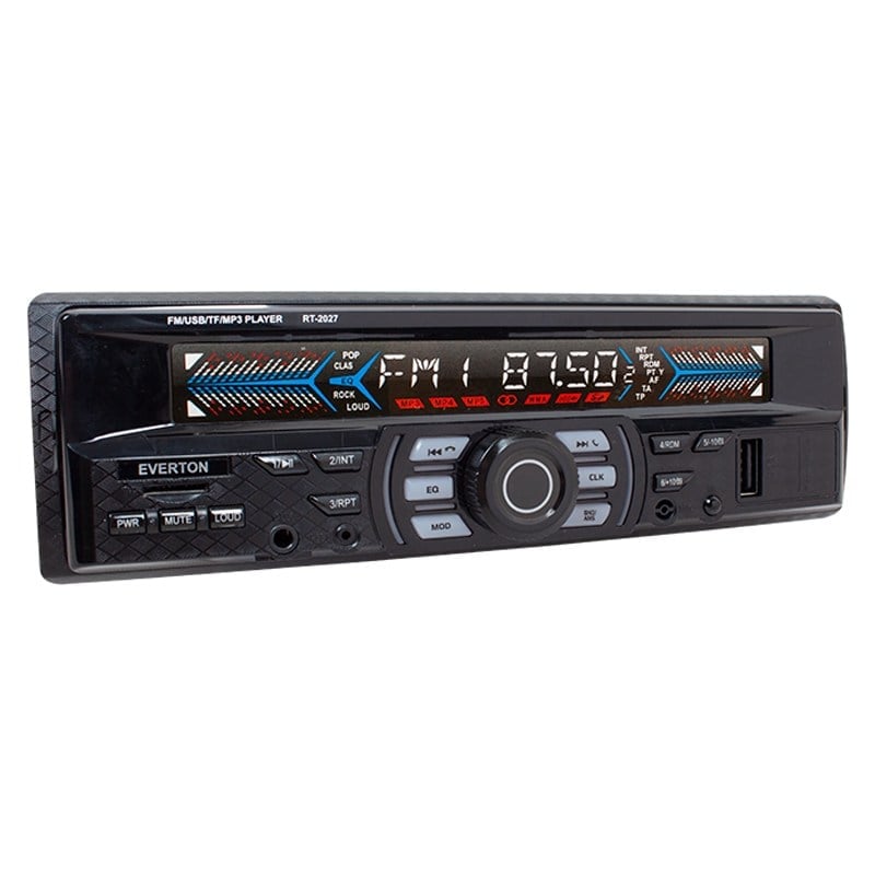 EVERTON RT-2027BT USB/SD/FM/AUX/BT BLUETOOTH'LU MEKANİKSİZ OTO TEYP 4X55 WATT