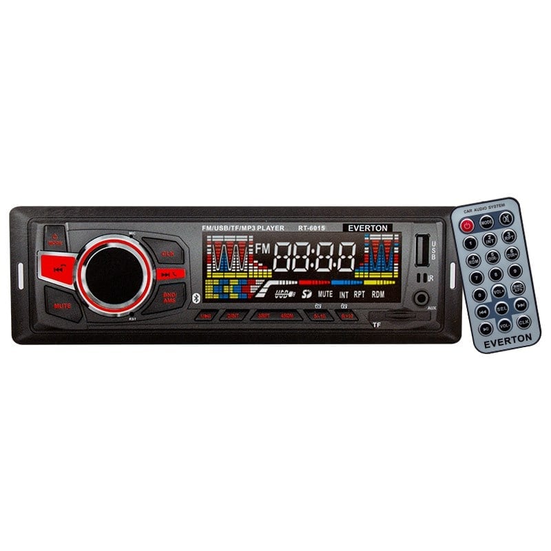 EVERTON RT-6015 USB/TF/FM/AUX/BT BLUETOOTH'LU MEKANİKSİZ OTO TEYP 4X50 WATT
