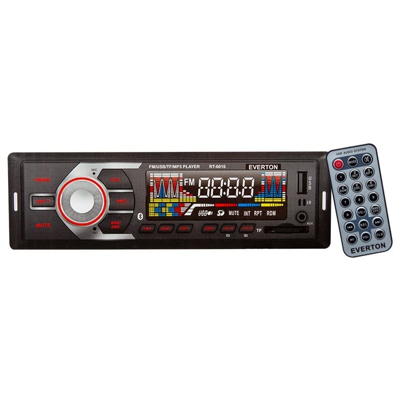 EVERTON RT-6016 USB/SD/FM/AUX/BT BLUETOOTH'LU MEKANİKSİZ OTO TEYP 4X50 WATT