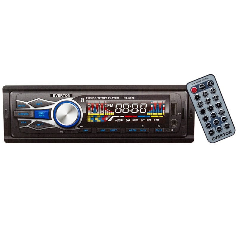 EVERTON RT-6020 USB/SD/FM/AUX/BT BLUETOOTH'LU MEKANİKSİZ OTO TEYP 4X50 WATT