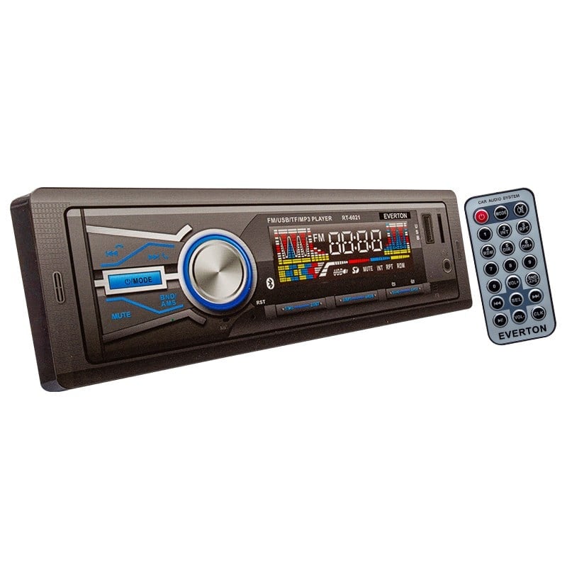 EVERTON RT-6021 USB/SD/FM/AUX/BT BLUETOOTH'LU MEKANİKSİZ OTO TEYP 4X50 WATT