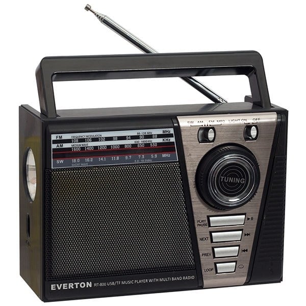 EVERTON RT-800BT USB/SD/FM/BLUETOOTH DESTEKLİ IŞIKLI NOSTALJİK RADYO
