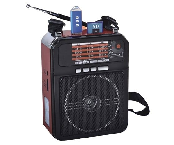 EVERTON RT-809 USB/SD/FM/AM/SW MİKROFON GİRİŞLİ MÜZİK KUTUSU