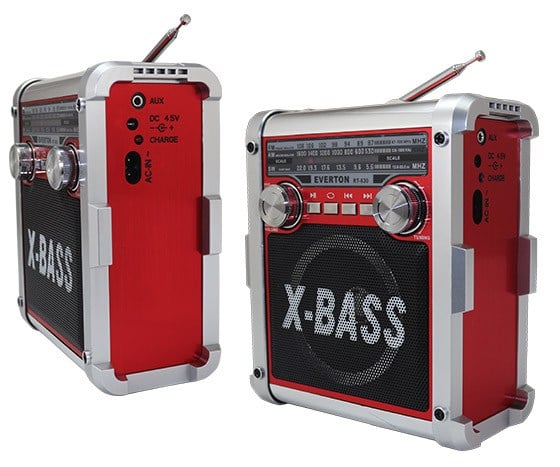 EVERTON RT-830 ŞARJLI + PİLLİ + FENERLİ USB/SD/FM 3 BAND RADYO