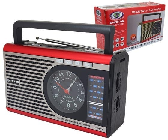 EVERTON RT-867 USB/SD/FM/AW/SW MÜZİK KUTUSU