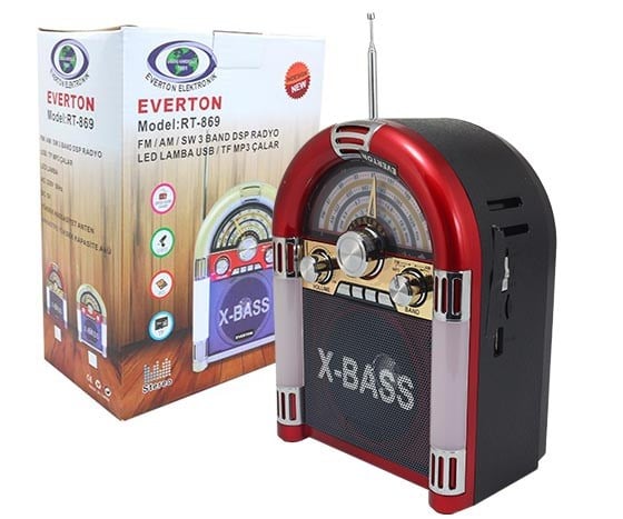 EVERTON RT-869 USB/SD/FM/AW/SW/AUX MÜZİK KUTUSU