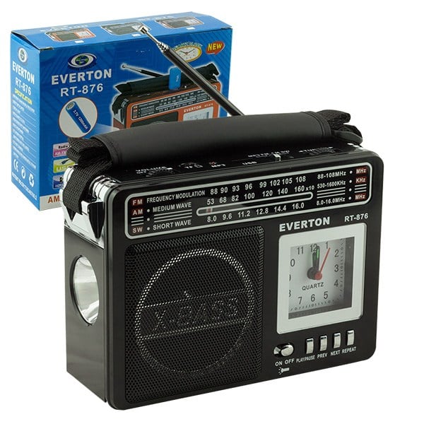 EVERTON RT-876 USB/SD/FM/SW RADYO MÜZİK KUTUSU