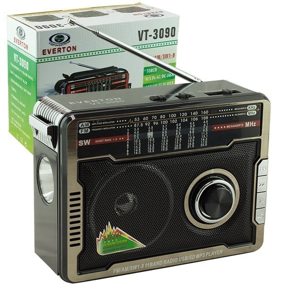 EVERTON VT-3090 USB/SD/FM/SW RADYO MÜZİK KUTUSU