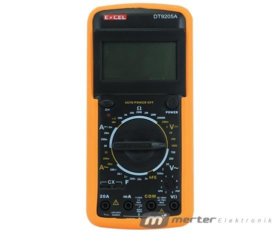 EXCEL DT-9205A DİJİTAL ÖLÇÜ ALETİ