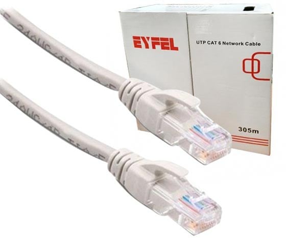 EYFEL EY-CAT5010 24 AWG 0.50MM UTP 305 METRE CAT6 KABLO (6833=13623)