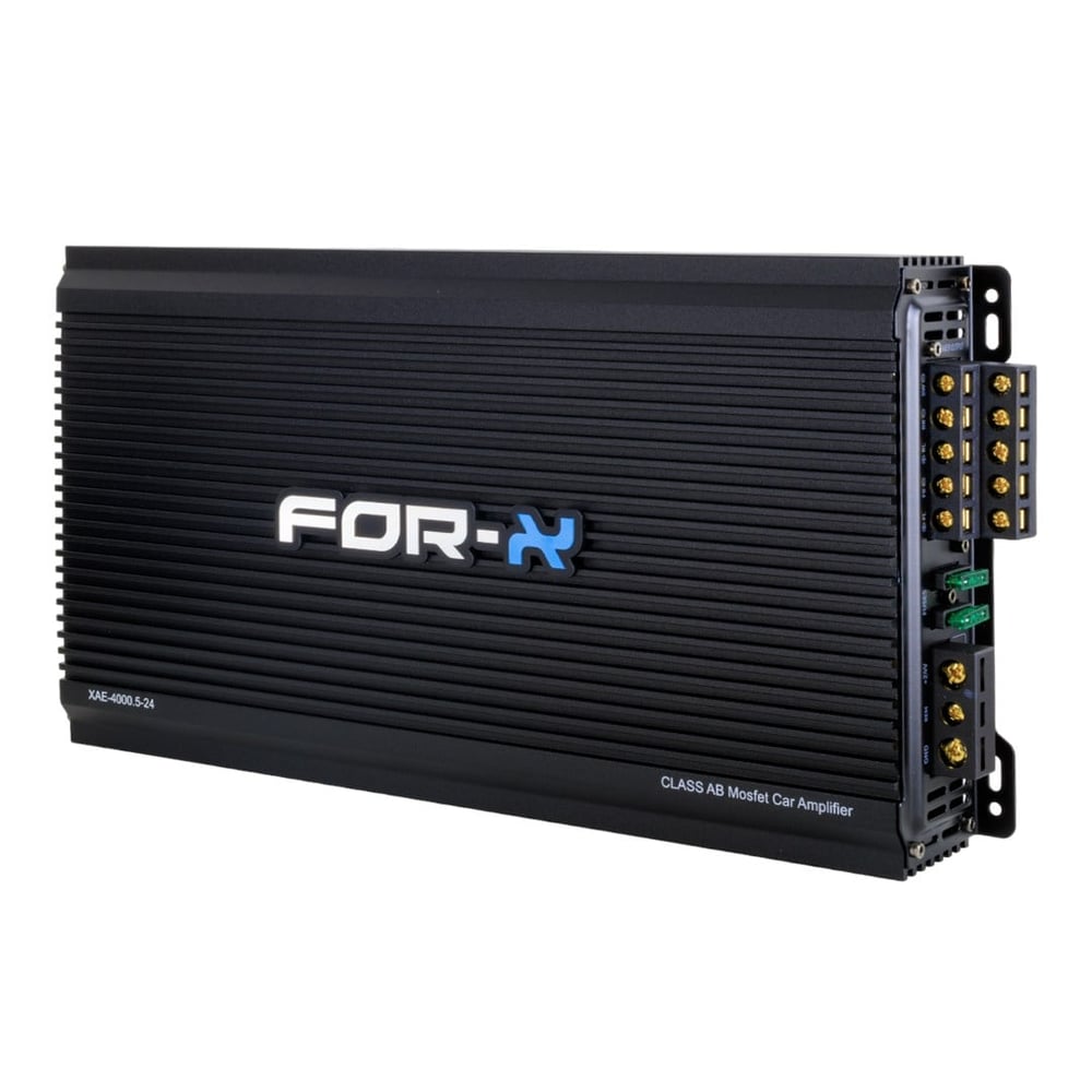 FOR-X XAE-4000.5 5 KANAL 24 VOLT ANFİ (BASS KONTROLLÜ)