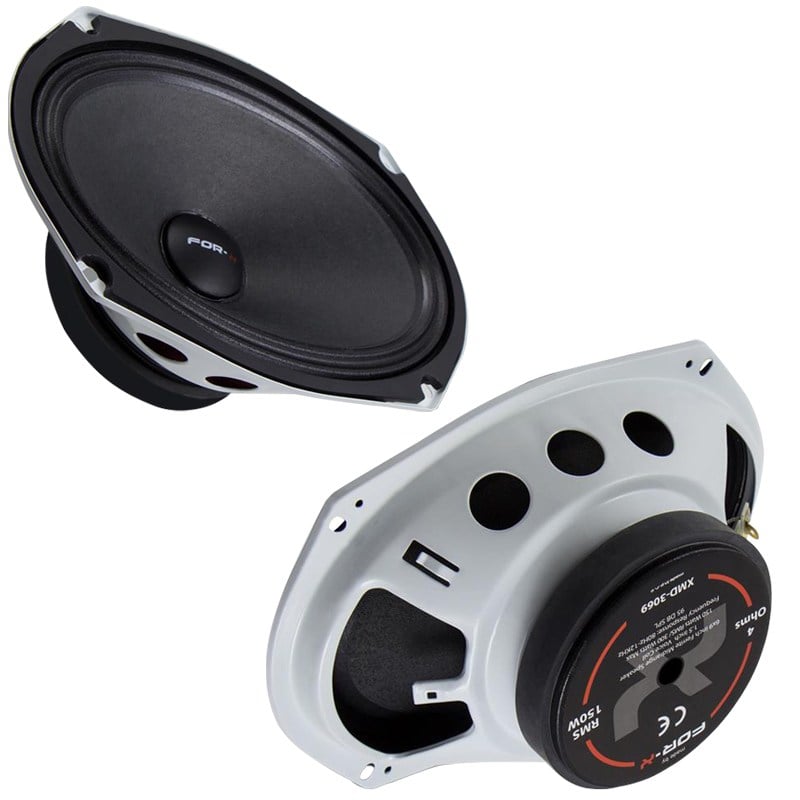 FOR-X XMD-3096 200 WATT 6X9 OVAL MIDRANGE OTO HOPARLÖR