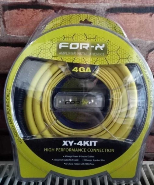 FOR-X XY-4KIT 4GA PROFESYONEL KABLO KİTİ