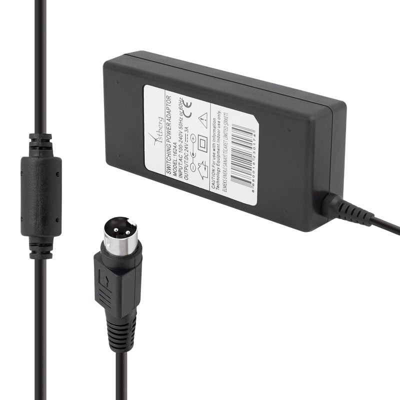 FULLY 1605K 24 VOLT - 2.5 AMPER 3 PİNLİ PLASTİK KASA MASAÜSTÜ PRINTER ADAPTÖR