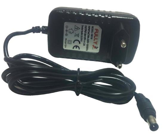 FULLY 1611T 12 VOLT - 2 AMPER - 18 WATT 5.5*3.0 İĞNELİ UÇ PLASTİK KASA ADAPTÖR
