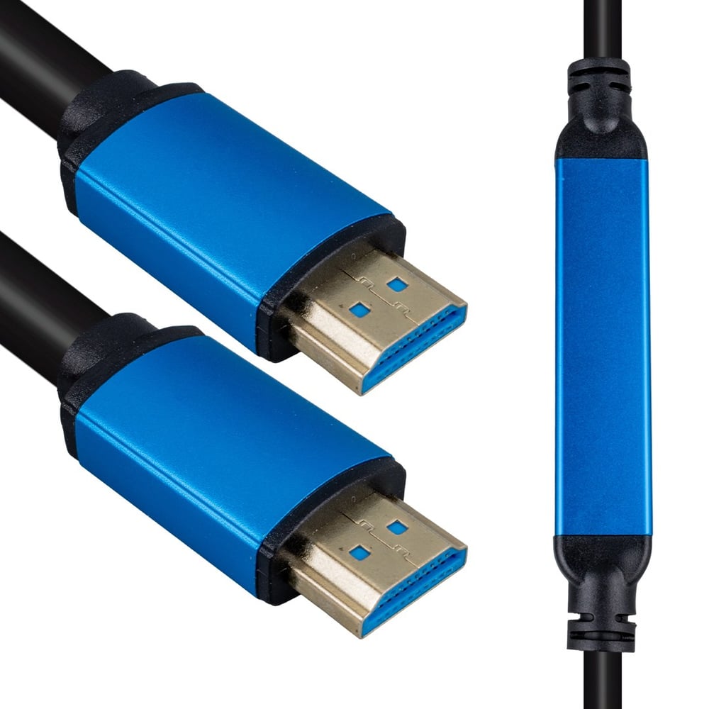 FULLY G-508B 40 METRE DÜZ SİYAH ÇİPSETLİ + ÇİFT FİLTRELİ HDMI KABLO