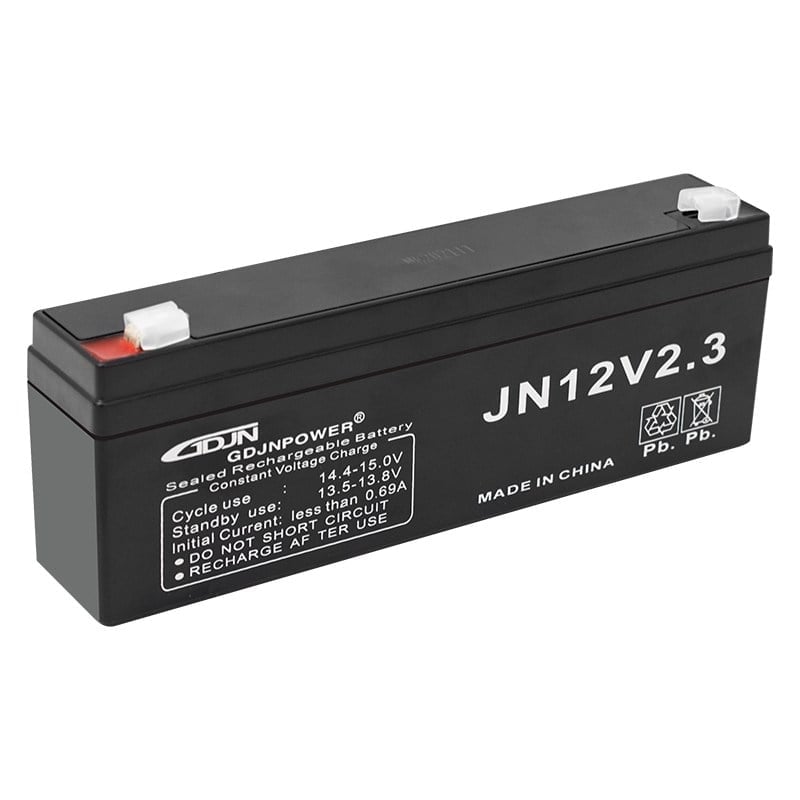 GDJN JN12V2.3 12 VOLT - 2.3 AMPER YATIK UZUN AKÜ (176 X 61 X 33 MM)