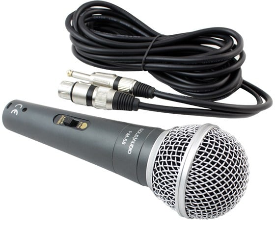 GOLD AUDIO FM-058 METAL EL MİKROFONU