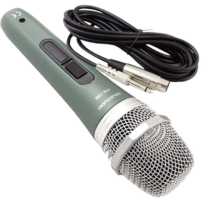 GOLD AUDIO FM-198B DİNAMİK 600 OHM KABLOLU EL MİKROFONU