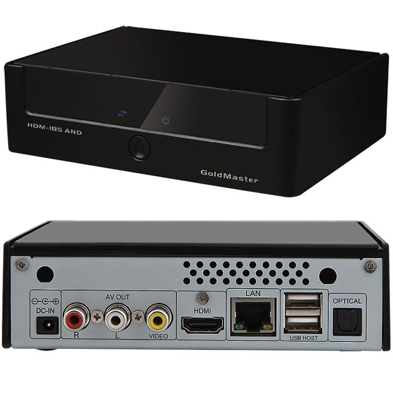 GOLDMASTER HDM-185 ANDROID 2.2 FULL HD MEDIA PLAYER (512MB DDR3 RAM-CORTEX A9 1GHZ İŞLEMCİ)