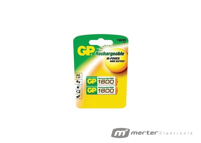 GP 1600 MAH R6 2'Lİ KALEM PİL