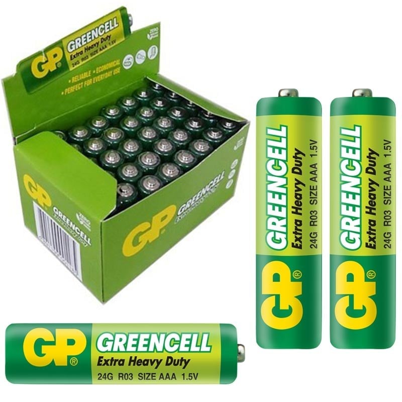 GP 24G-2S2 GREENCELL AAA İNCE KALEM PİL (40'LI PAKET)