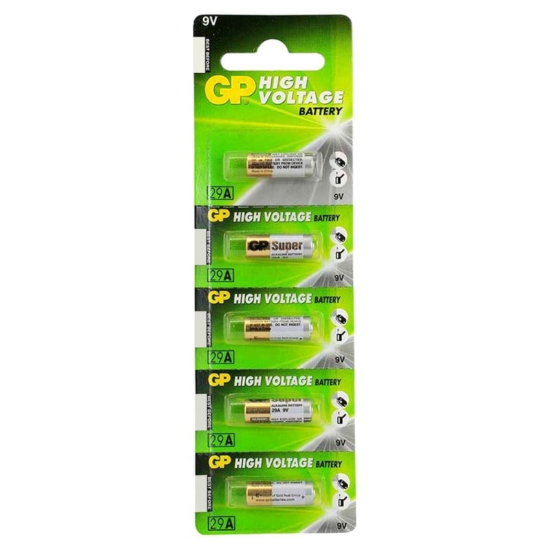 GP 29A 9 VOLT 5'Lİ PAKET ALARM PİLİ