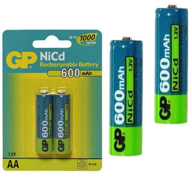 GP 600 MAH 1.2V AA 2'Lİ KALEM PİL GP60AAKC-2U4+5505