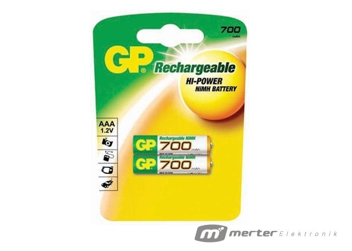 GP 700 MAH R03 İNCE KALEM 2'LI BLS TEK
