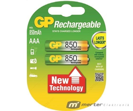 GP 850 MAH İNCE KALEM PİL PAKET