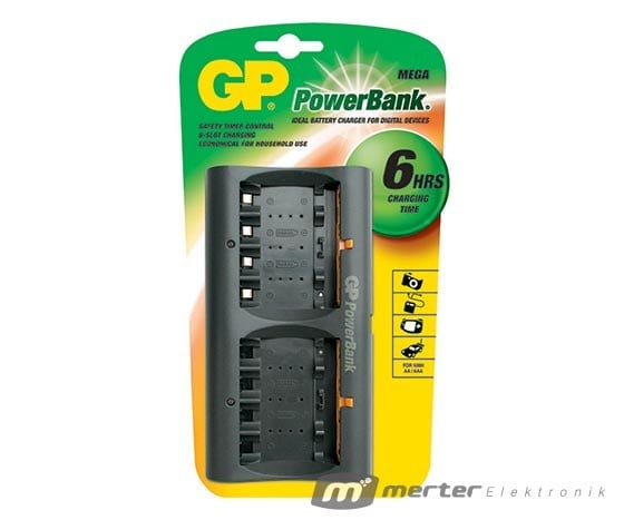 GP MEGA PB BAD-R6+R033 PİL ŞARJ CİHAZI