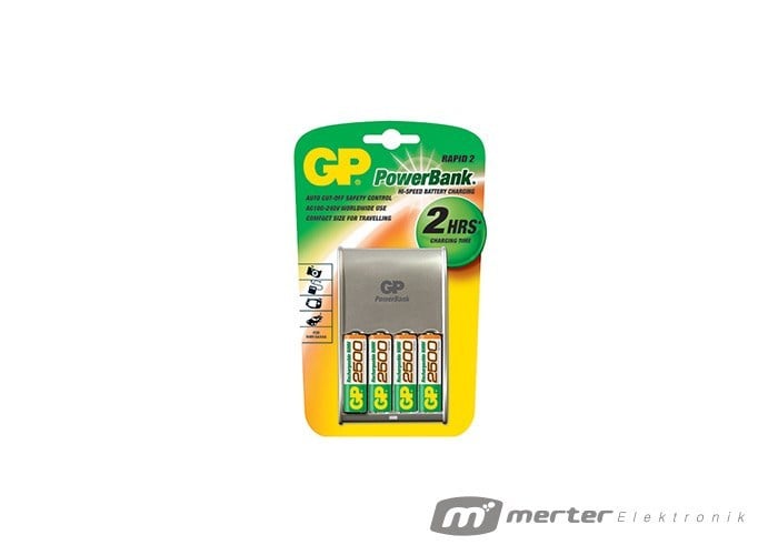 GP RAPİD-2 4X2500 PİL ŞARJ CİHAZI