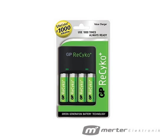 GP RECYKO GPAR016SE210B 4X2100 PİL ŞARJ CİHAZI