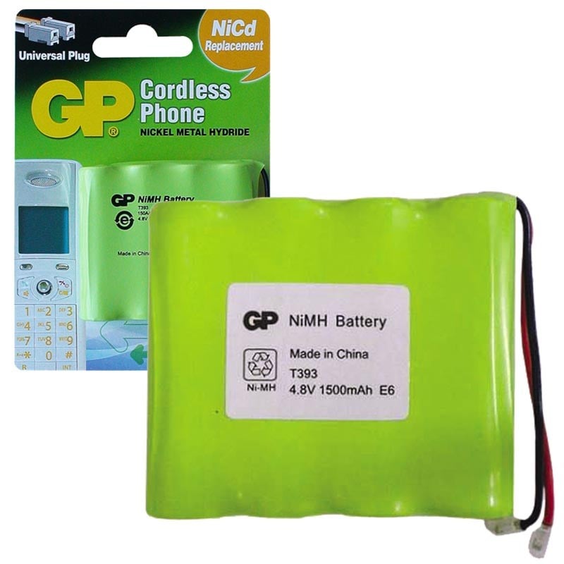 GP T393 4.8 VOLT 1500 MAH 4'LÜ KALEM TELSİZ TELEFON PİLİ