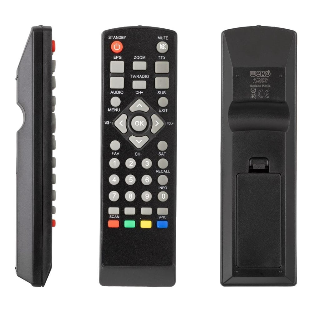 Goldmaster Mini SD - Digimaster Hector Mini Scart - Korax Mini Box - Hiremco Mini SD Wise Uydu Alıcı Kumandası