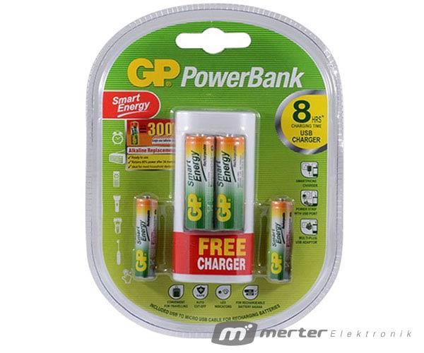 Gp U211 2Aax2Aaax1000 Pil Şarj Cihazı