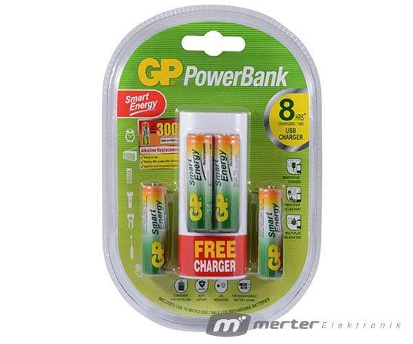 Gp U211 4X1000 Pil Şarj Cihazı
