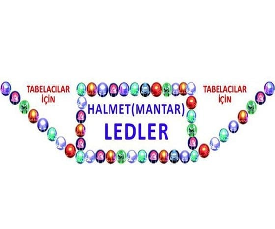 HALMET LED 5MM BEYAZ FLAŞÖR (1000 ADET)