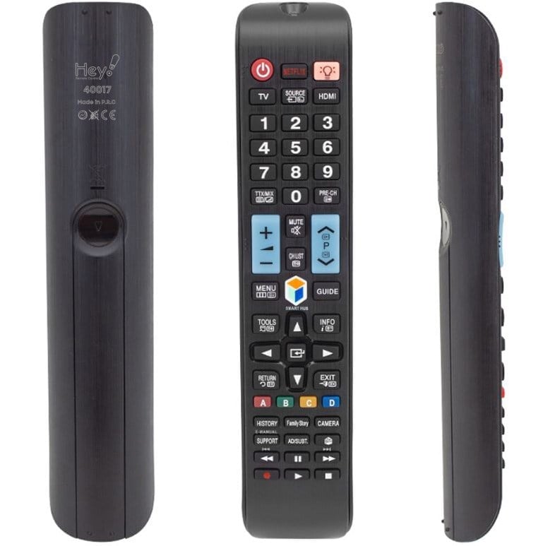 HEY KL RM-D1078+L SAMSUNG NETFLIX SOURCE TUŞLU LCD LED TV KUMANDA (70139=40017=6039)