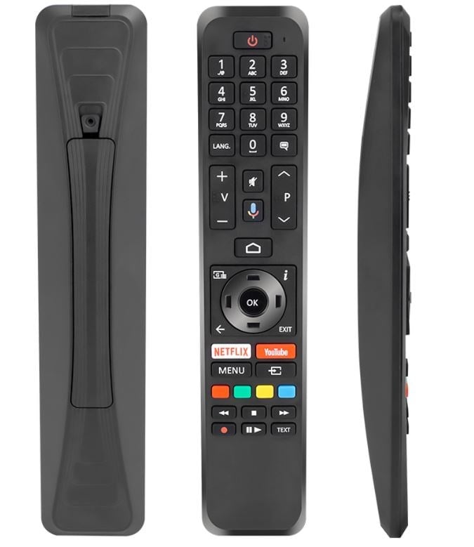 HEY KL VESTEL 30107407 RC43160N NETFLIX-YOUTUBE-MİKROFON TUŞLU SES KOMUTLU LCD TV KUMANDA (12342)