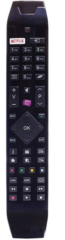 HEY KL VESTEL NETFLIX-MOR TUŞLU YENİ ÜSTÜ CAMLI-HITACHI RC 49141 LED TV KUMANDA (40140=18391)